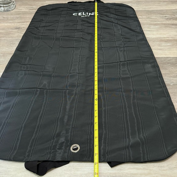 Celine Paris Black Garment Bag Travel Long Dress Cover - Picture 2 of 4